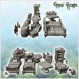 2.jpg Chaos interior furniture set with beds and trophy (16) - Ork Green Horde Fantasy Beast Chaos Demon Ogre