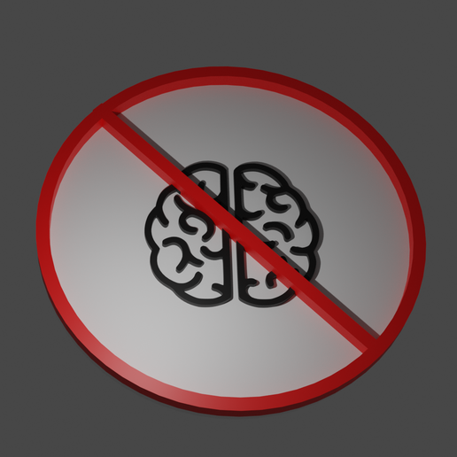 FORBIDDEN TO THINK SIGNAL CENSORSHIP 3D model