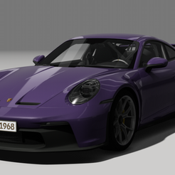 Capture.png Файл STL Porsche 911 GT3 992・3D-печатная модель для загрузки