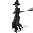 vid_00029.jpg DOWNLOAD HALLOWEEN WITCH 3D Model - Obj - FbX - 3d PRINTING - 3D PROJECT - GAME READY