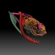 Snake_Head_3Demon-05.jpg Gaboon Viper Snake Skull
