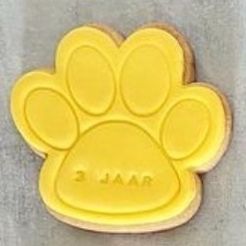 dog-paw2.jpg Dog paw cookie cutter & stamp