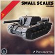 3.jpg Su-76i 76mm SPG (version petite échelle) - Armée soviétique WW2 Second Monde Front de l'Est Ostfront RPG Mini Hobby