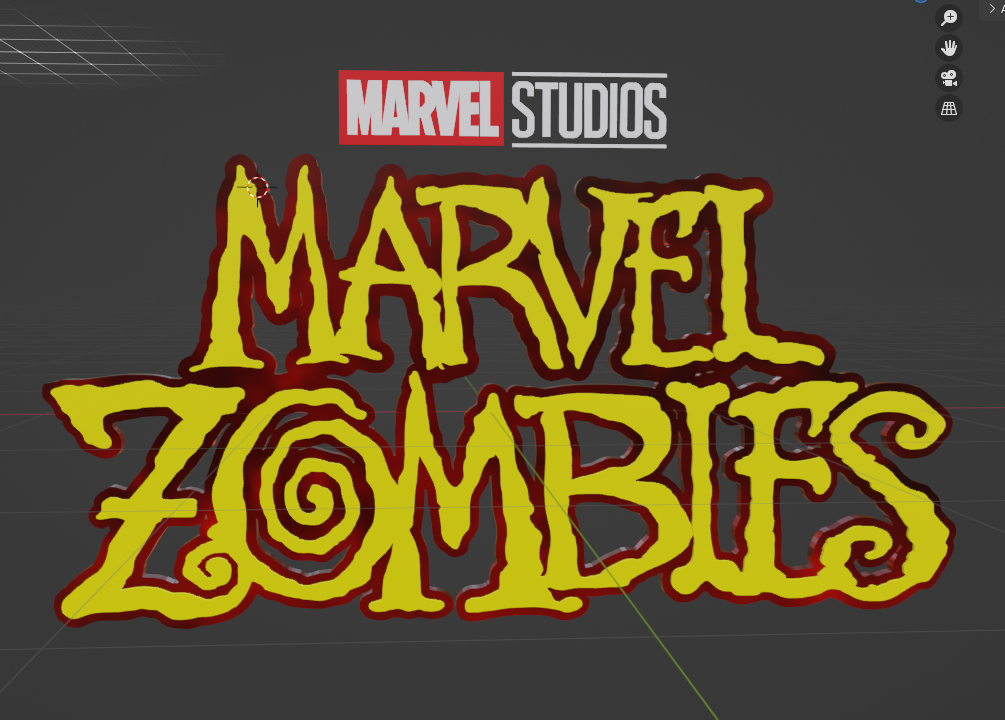 Download Stl File Marvel Zombies Logo Disney Plus What If Object To 3d Print Cults