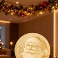 Black-Text,-No-BG-4.jpeg 🎅 Santa Christmas Lithophane Globe (4-Image Edition) – STL + Base | Full Commercial Licence