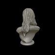 23.jpg Gigi Hadid portrait sculpture 3D print model