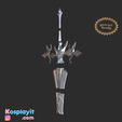 <1 Vay Ready Kosplayit g Ro oT a) Genshin Impact - Eula Skill Sword -  Digital 3D Model Files - Divided for 3D Printing