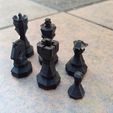 set.jpg 3D-Print-Optimized Geometric Chess Set Pieces
