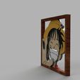 luffi1.jpg Luffy "Straw Hat" Relief Wall Art - One Piece 3D Frame