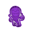 model.png Marvel avengers hero (40)  cutter and stamp, cookie cutter, form stamp, cookie cutter, form