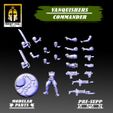 VANQUISHERS COMMANDER | KNIGHT $OUL// Studia jy MODULAR PRE-SUPP w PARTS & aS 7, aS Vanquishers Company Commander