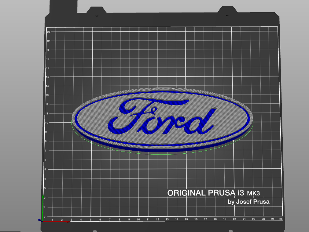 Download STL file Ford logo • 3D print model ・ Cults