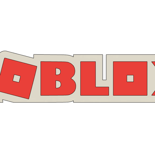 stl file roblox logo model to download and 3d print cults