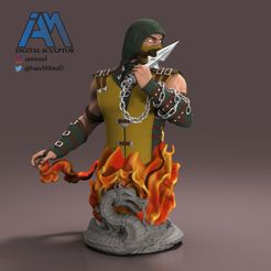 scorpion1.jpg OBJ file mortal kombat scorpion・3D printable model to download