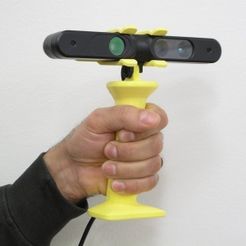 XTION_3D_printed_grip_v01.jpg ASUS XTION 3D scanner - Handle and Lens Cover