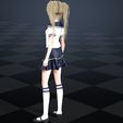 05.jpg GIRL GIRL DOWNLOAD anime SCHOOL GIRL 3d model animated for blender-fbx-unity-maya-unreal-c4d-3ds max - 3D printing GIRL GIRL SCHOOL SCHOOL ANIME MANGA GIRL - SKIRT - BLEND FILE - HAIR