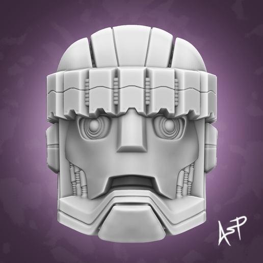RenderFront.png Sentinel Head Marvel Legends
