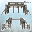 4.jpg Large modern metal industrial platform with multiple stairs (33) - Modern WW2 WW1 World War Diaroma Wargaming RPG Mini Hobby