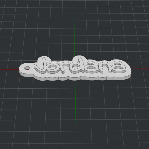 Keychain Jordana 3D model