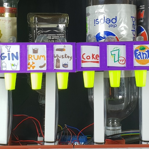 free 3d juice dihexa patternspenser 🤖 Drinks Dispenser・Free STL File for printing・Cults precision wellness
