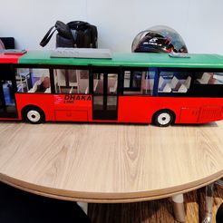 Ligne Dhaka Ligne BRT Bus BRTC (imprimable en 3D)