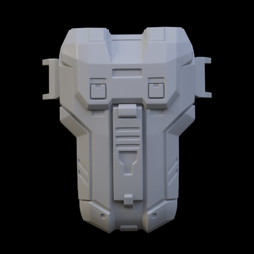 front.png MK V B M45 Hardcase pierna archivo de impresión 3d