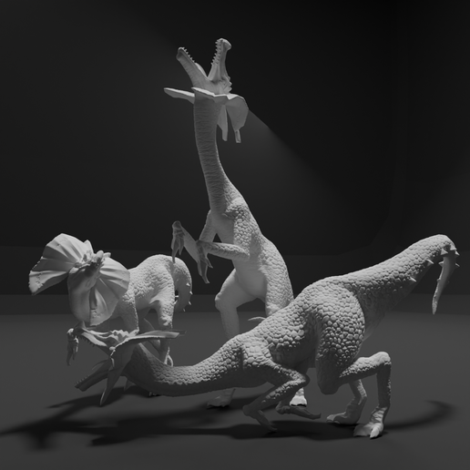 Full3.png Great Jaggi Pack Miniatures Monster Hunter