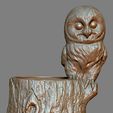 Owl-5.jpg Owl themed planter/desk organizer/item holder