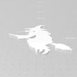 WitchFlying7-1.jpg 14 Flying Witch Silhouettes, Witch Riding Broom, Witch Stencil, Halloween Window Art