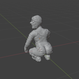 12233.png Funny Mummy Monster STL | Creepy Wrapped Creature | Halloween Shelf Figure | Spooky Decor STL