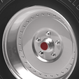 8.png Front and Rear Centerline Auto Drag Wheel for scale autos and dioramas in 1/24 scale