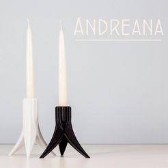 cover.jpg 3D-Datei Andreana | Candle Holder・3D-Drucker-Vorlage zum herunterladen