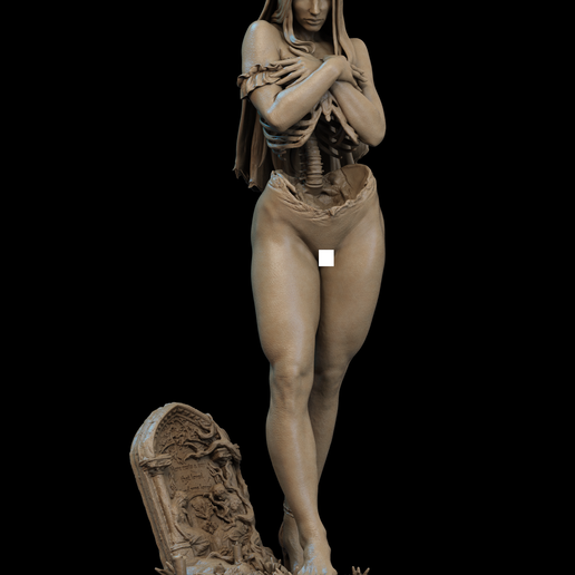 R2.png Undead Bride NSFW 3D Print