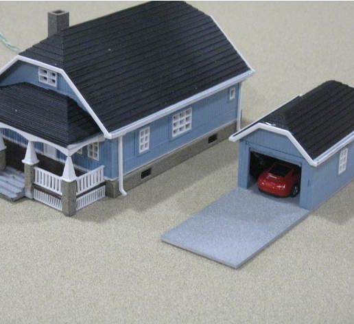 9676b72cc1b9fe854425b5c03af3fbbd_preview_featured.JPG HO Scale Bungalow