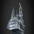 LynchkingHelmet34BackR.png Lich King Helmet from World of WarCraft for Cosplay