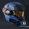 10007-2.jpg Halo Reach Carter Helmet - 3D Print Files