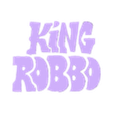 GRF KING ROBBO 190X150X60 TAG 6MM.stl LUMINOUS LEDS SIGN GRAFFITI TAGS KING ROBBO -TEAM ROBBO- 190X160X60 MM EASY PRINTING WITHOUT SUPPORTS FDM WALL ART LED