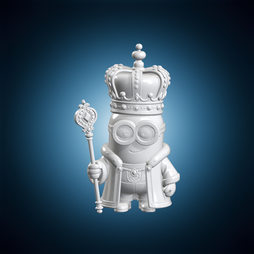 King Minion 3D Print Model
