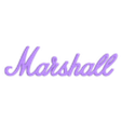 Support casque Logo marshall.stl STL-Datei Marshall Helmet Holder kostenlos・3D-Drucker-Design zum herunterladen