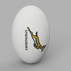 STL file Rugby Ball - NZ・3D printing idea to download・Cults