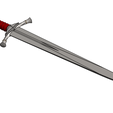 Isotropic.PNG Boromir's Sword form Lord of the Rings (Andúril) Full Size, 8x8 Bed Printable