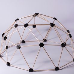 2.jpg Free STL file Geodesic dome・3D print design to download