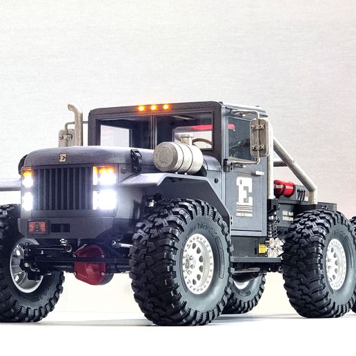 ESC-6x6-MK1-ST_06.jpg ESC 6x6 MK1 "Six Claw 6x6" _1/10 RC Body and Chassis