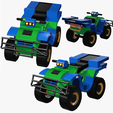 portada7.png DOWNLOAD ATV QUAD 3D MODEL - OBJ - FBX - 3D PRINTING - 3D PROJECT - BLENDER - 3DS MAX - MAYA - UNITY - UNREAL - CINEMA4D - GAME READY Auto & moto RC vehicles Aircraft & space