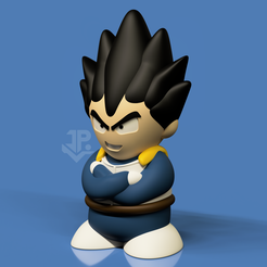 VEGETA-2.png STL file VEGETA_CHIBI_ CHARACTER_ DRAGON BALL_ DRAGON BALL SUPER_ANIME・3D printer design to download