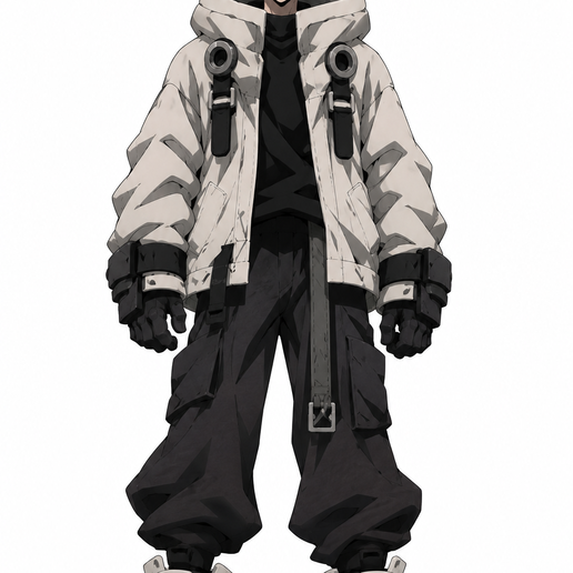 The character Rudo Surebrec from Gachiakuta.