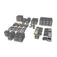Crates-Gamma-complete-set.jpg Logística a pequeña escala Paquete de cajas
