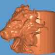 Screenshot_20200823-230304_Fast STL Viewer.jpg Lion planter / Flower pot