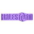 Halestorm_Base.stl Halestorm Logo Sign Lamp