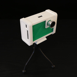 1.png STL-Datei DIY WiFi Raspberry Pi Touchscreen Camera kostenlos・Design für 3D-Drucker zum herunterladen